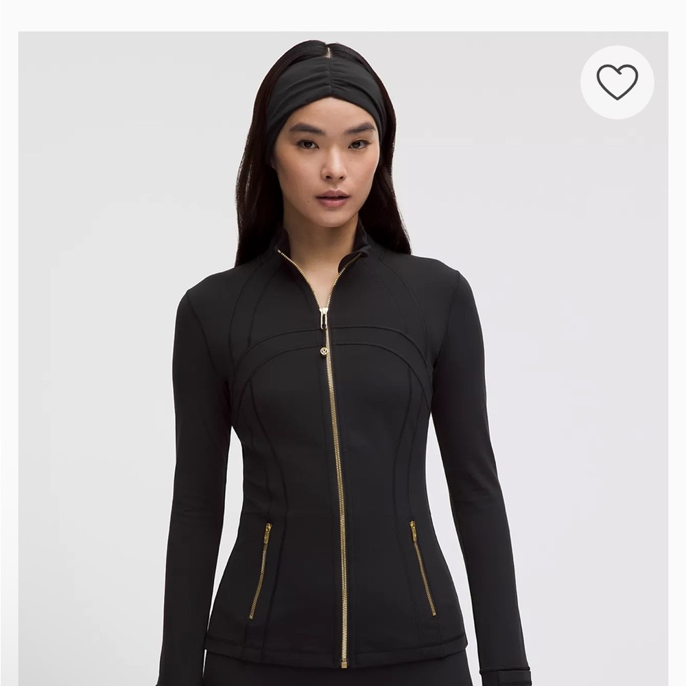 Black&Gold Lululemon define Jacket